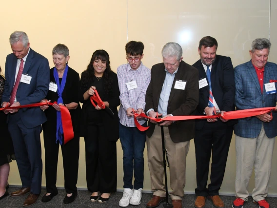 Ribbon cutting for new state-of-the-art courtrooms, classroom and lobby spaces at Arizona Law